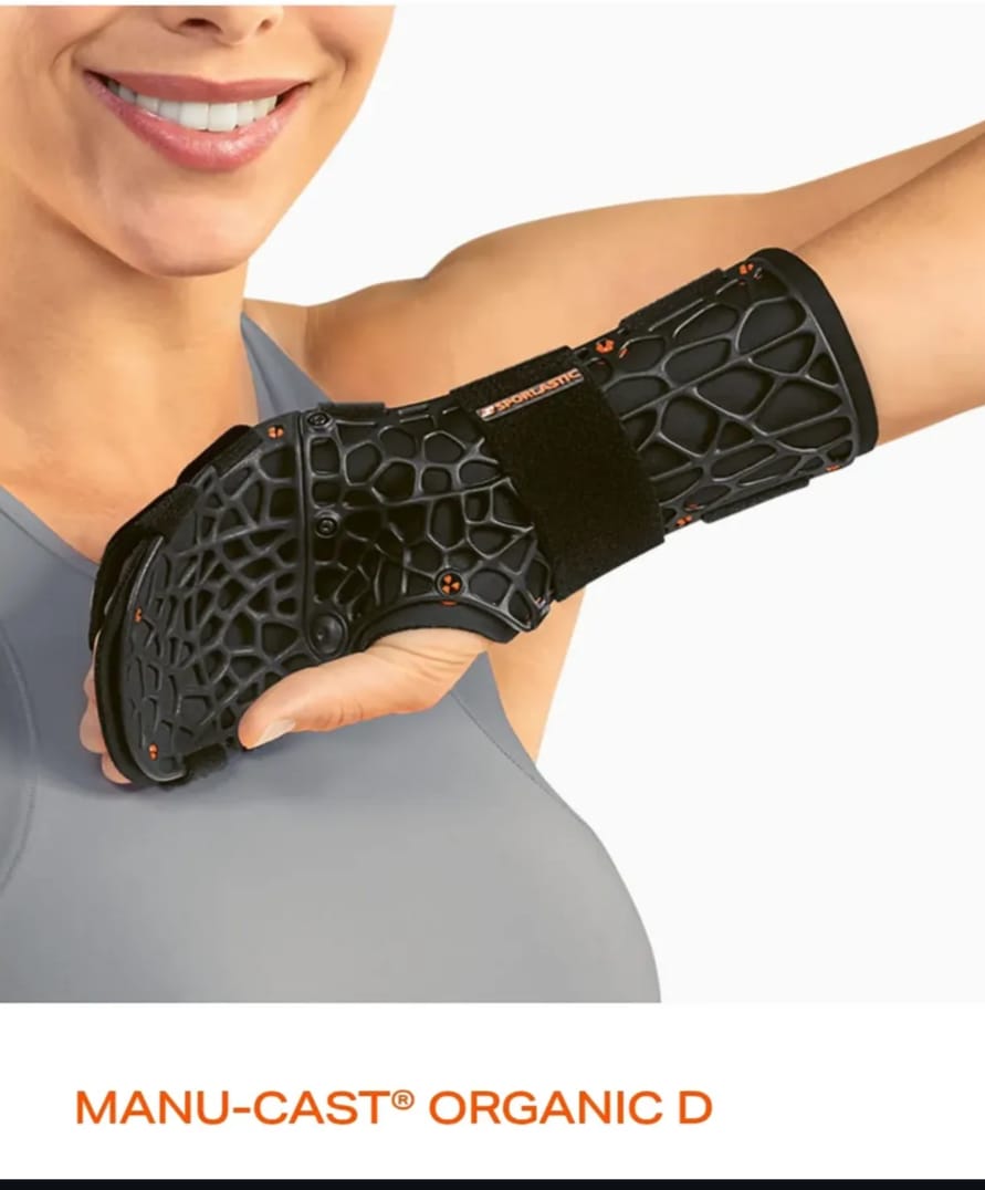 Manu-Cast Organic D — Férula de muñeca ortopédica ultraligera